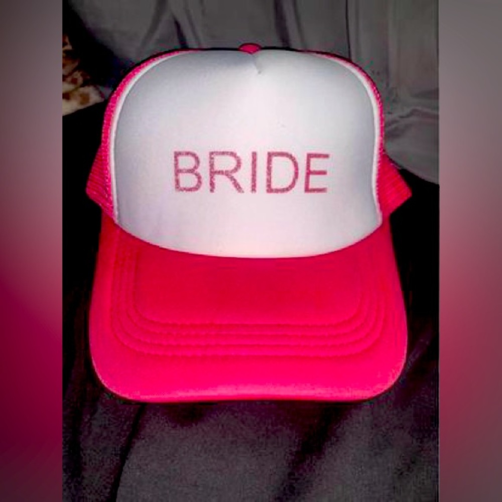 Bride trucker hat